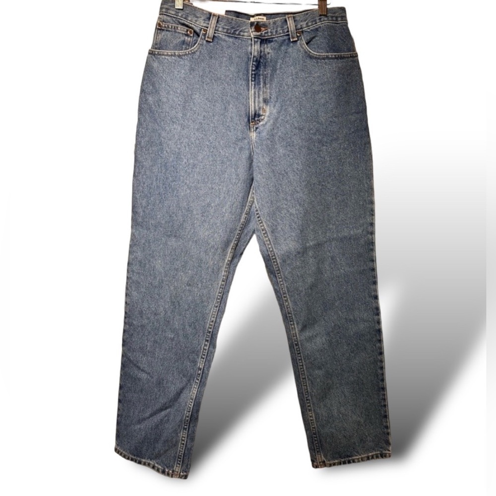 NEW L.L. Bean Original Fit Relaxed Fit Blue Jeans Women’s Size 14